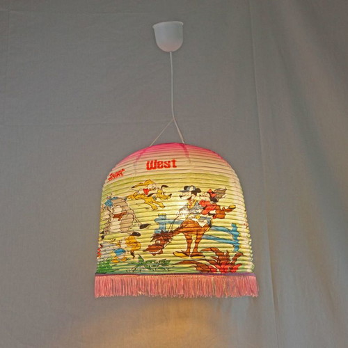 Children's ceiling lamp shade new, made of rice paper, diameter 35cm