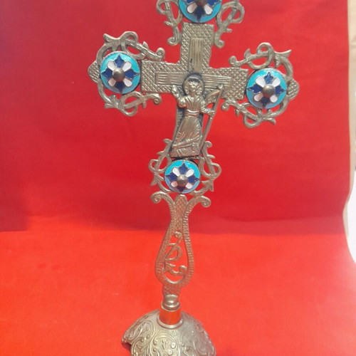 Bronze cross new, 30 cm height