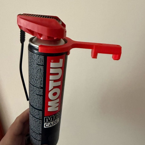 Spray adapter for chain lubrication new