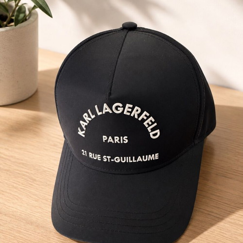 Karl Lagerfeld Black Hat One Size like new