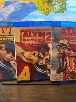 Alvin and the Chipmunks Trilogy Blu-Ray used with Greek subtitles