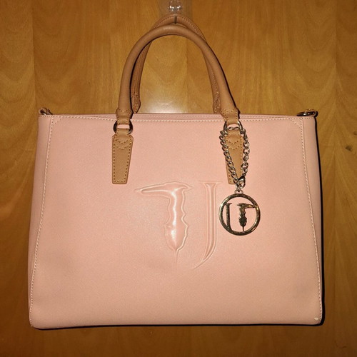 Trussardi Jeans Ischia 75B00000 pink handbag like new