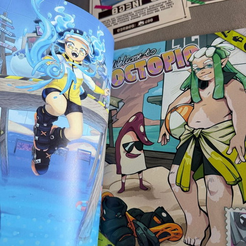 Octo Canyon Splatoon zine new, rare set from 2021