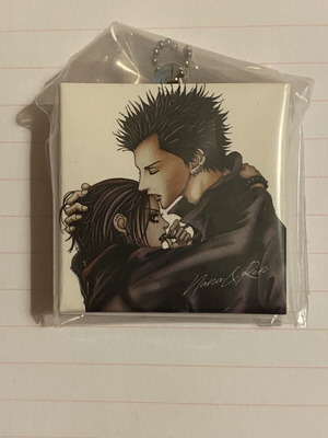 Nana Official Gacha Prize Keychain new, black and white