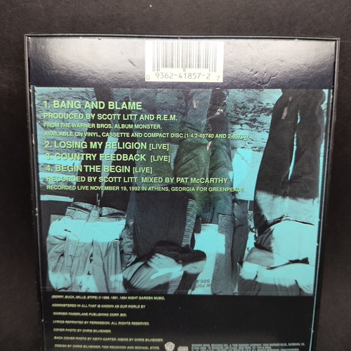 R.E.M. Bang and Blame 1994 CD Maxi Single, rock