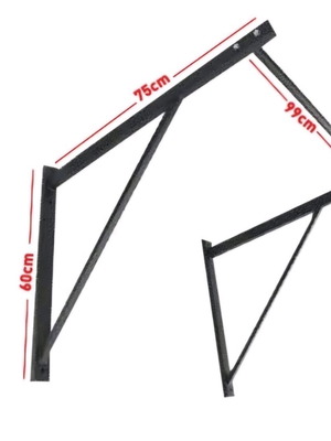 Wall-mounted pull-up bar like new
