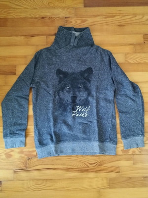 Children's turtleneck sweatshirt dark gray like new