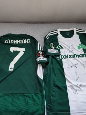 Panathinaikos signed jerseys like new, Ioannidis and Djurisic