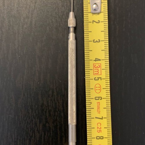 Professional watchmaker screwdriver with 4 replacement bits 0.5 like new