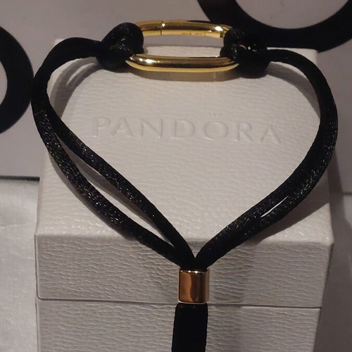 Pandora bracelet new, adjustable size 18 to 21, gold plated