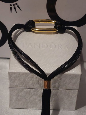 Pandora bracelet new, adjustable size 18 to 21, gold plated