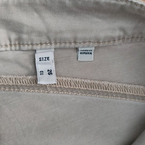 Armani Jeans gray straight-leg pants size 26 like new