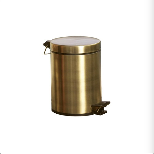 Bathroom bin 5lt bronze new, heavy duty, made in Italy