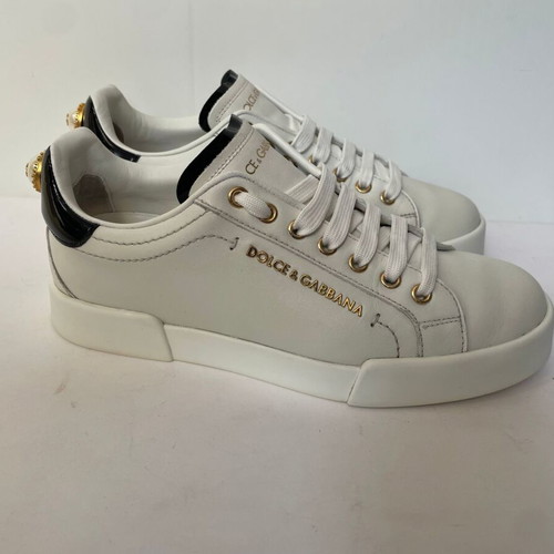 Dolce & Gabbana Portofino leather women's sneakers like new, size 38