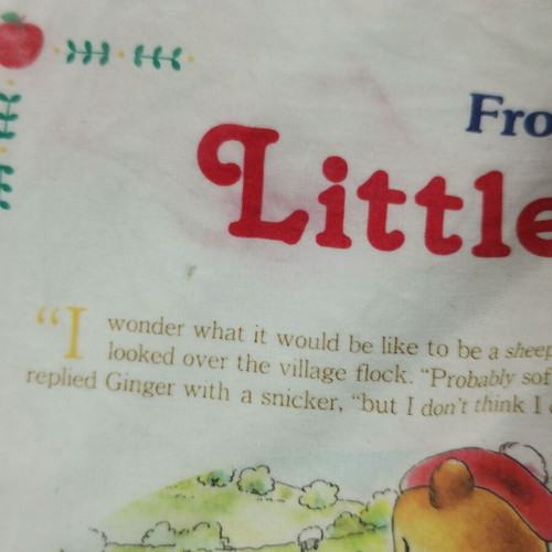 Little Wonder Story handkerchief used with Sanrio 80s story