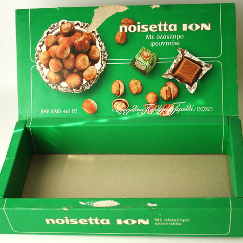 Noisetta Ion Vintage 80's Empty Chocolate Box like new