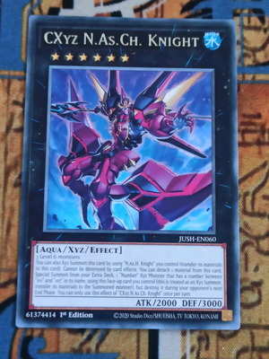 Cxyz N.as.ch Knight κάρτα Yu-Gi-Oh! σαν καινούργιο