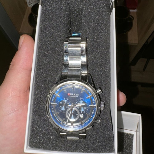 Curren men's watch like new, gray