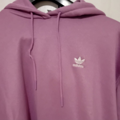 Adidas Originals Trefoil Hoodie, dusty pink mauve, size M