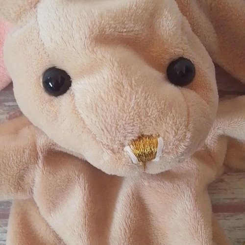 Plush puppet glove rabbit Jade like new