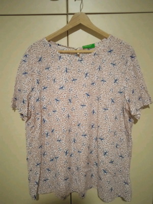 Benetton women's shirt used, multicolor, size XL