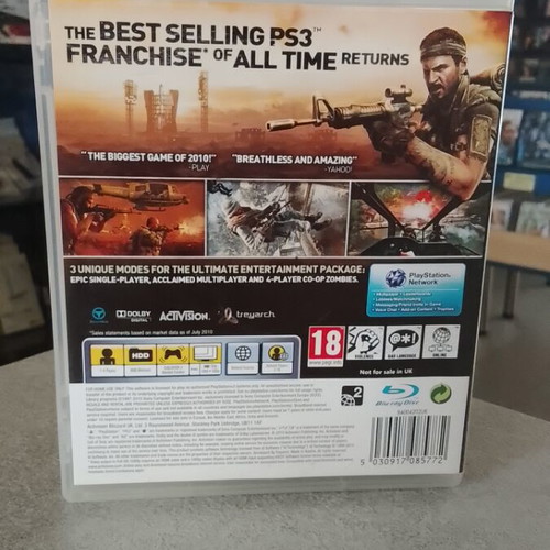 Call of Duty Black Ops PS3 game, like new