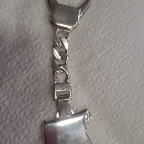 Vintage silver keychain 925 new