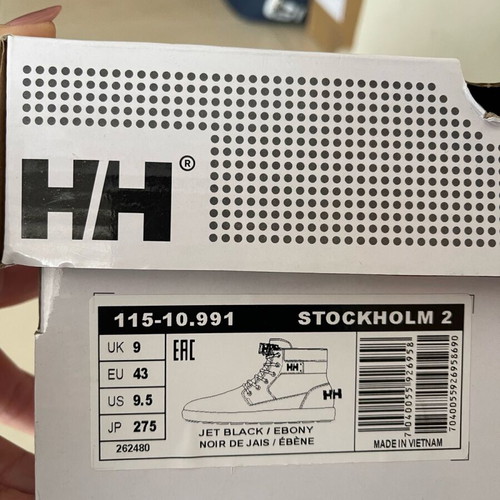 Μπότες Helly Hansen μεταχειρισμένες, αδιάβροχες, μέγεθος 43, μαύρες