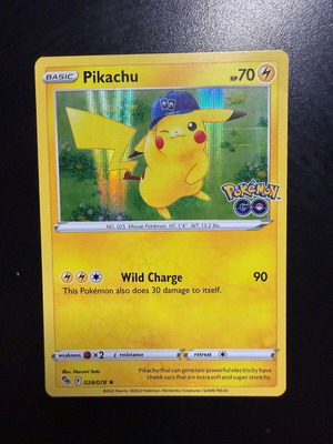 Κάρτα Pokémon Pikachu PGO 028