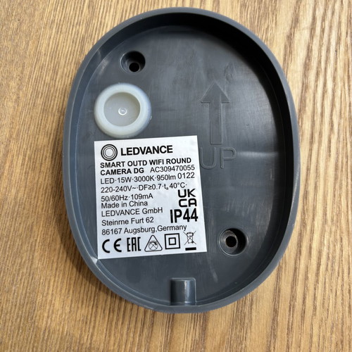 LEDVANCE SMART+ outdoor wall light with camera and speaker