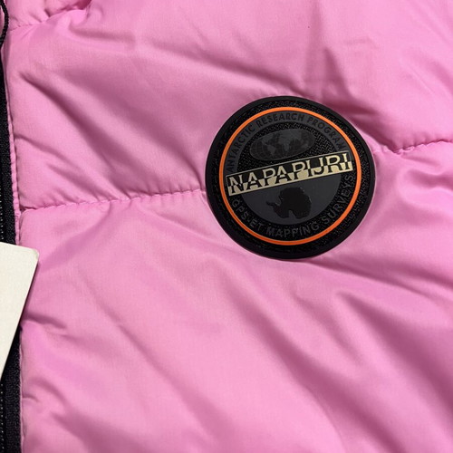 Napapijri reversible jacket for girls, 14 years, black and pink