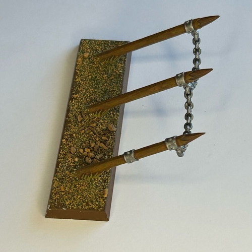 Games Workshop Warhammer Bretonnian Archers Defence Spikes used