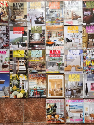 Magazines like new, pack with decoration and cooking ideas