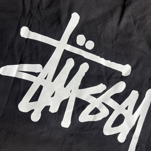 Stussy Basic Logo Tee new, sizes M, L, XL, black and white