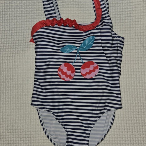 Primark children's one-piece swimsuit like new, size 98 cm, blue and red