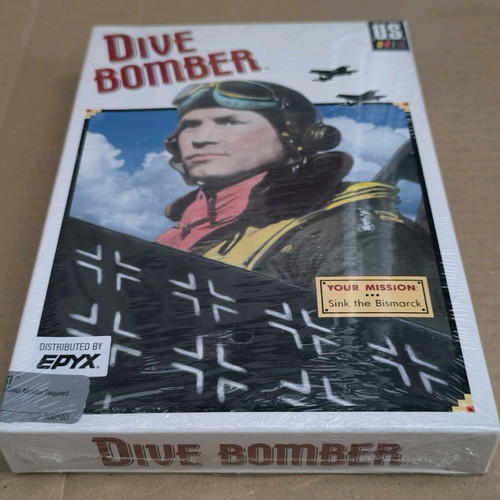 Dive Bomber Atari ST sealed, US Gold / Epyx