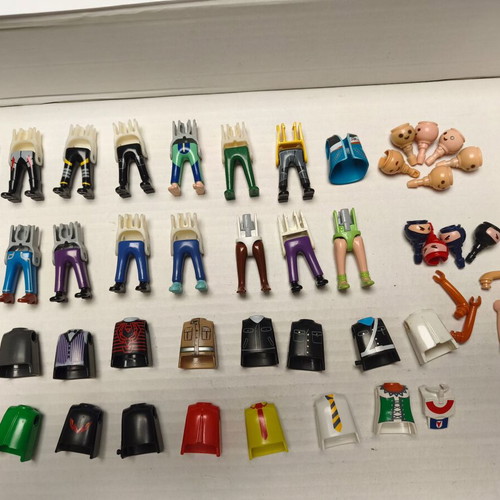 Playmobil figure parts like new, legs, bodies, hands, heads