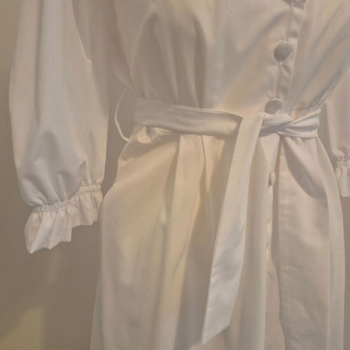 Chaton dress new, cotton, white, fits XS and S