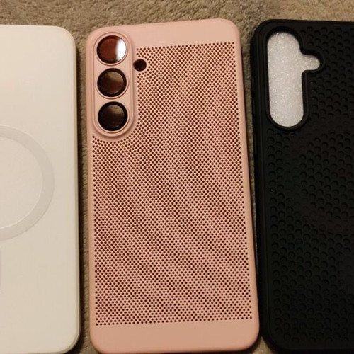 Samsung Galaxy S24 Plus phone cases new, white and black with wireless charging