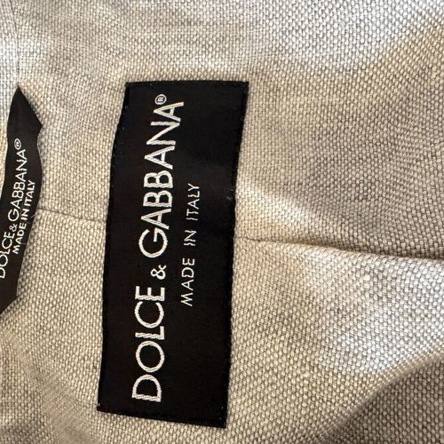 Dolce & Gabbana linen jacket used, slim fit, gray, XL