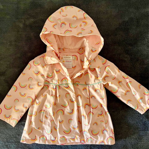 Orchestra waterproof jacket 2 years like new, pink