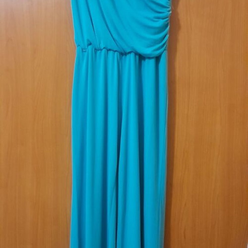 Garanties one-piece jumpsuit new, turquoise with lace back