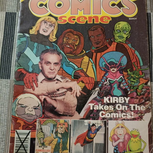 Comics Scene #2 1982 used, tribute to Jack Kirby