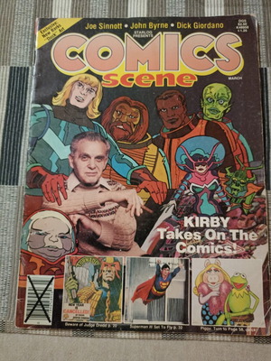 Comics Scene #2 1982 used, tribute to Jack Kirby