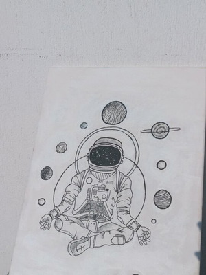 Hand-painted painting used