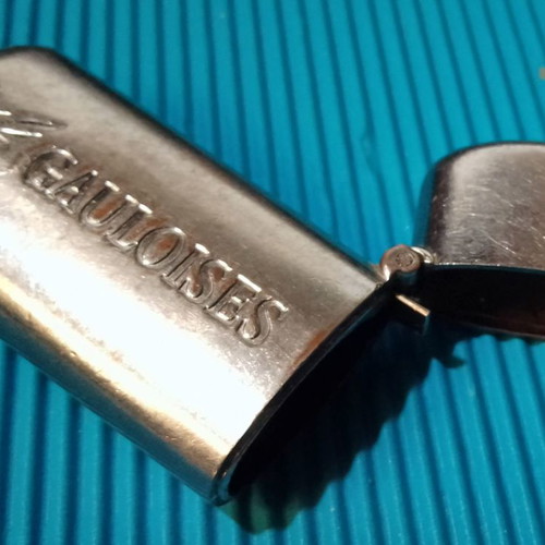 Gauloises lighter case used
