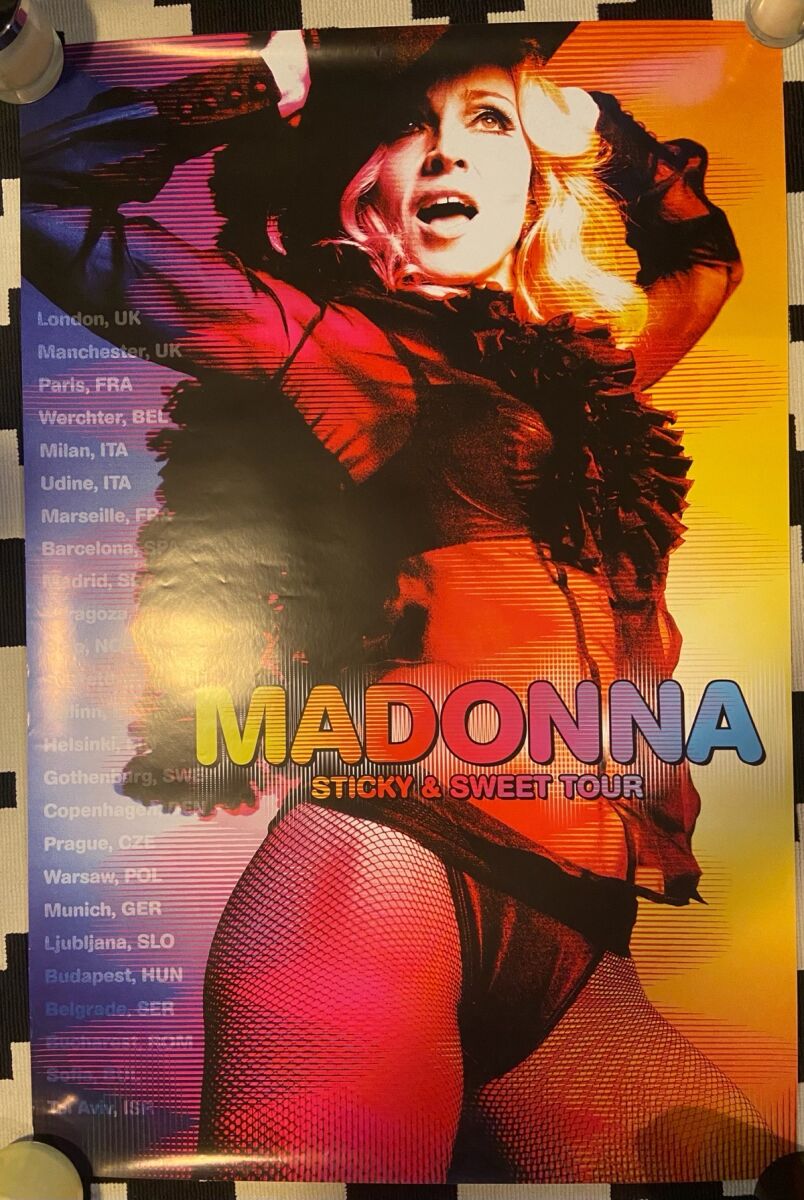 Madonna Sticky and Sweet tour poster… - € 50,00 - Vendora.cy