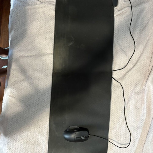 Razer mouse and mousepad used