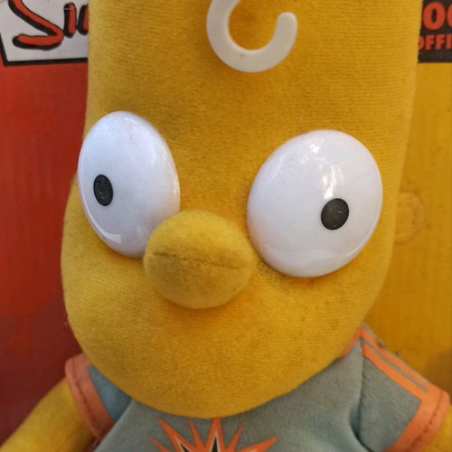 The Simpsons Bart plush in original packaging