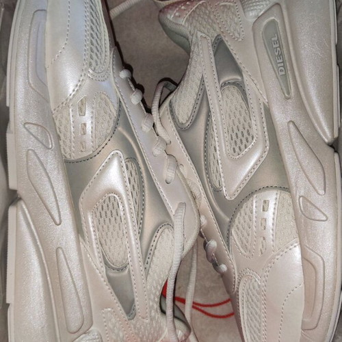 Diesel athletic shoes new, white, size 40
